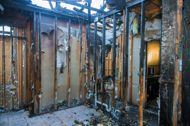 Professional Fire Damage Repair technician working in Bemiss, GA